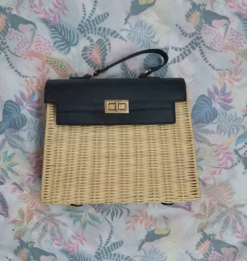 مربع رتن خواتین خواتین بیگ