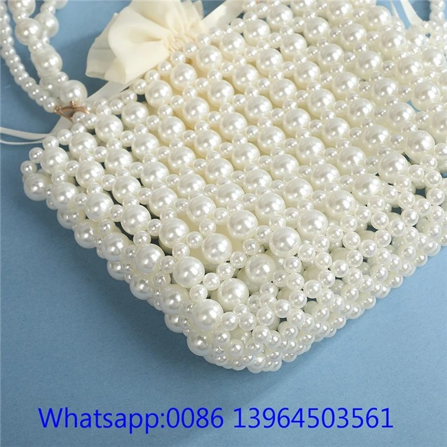 پائیدار ہاتھ سے تیار پرل ہینڈ بیگ