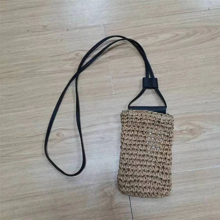 براؤن کولو خواتین اسٹرا فون بیگ