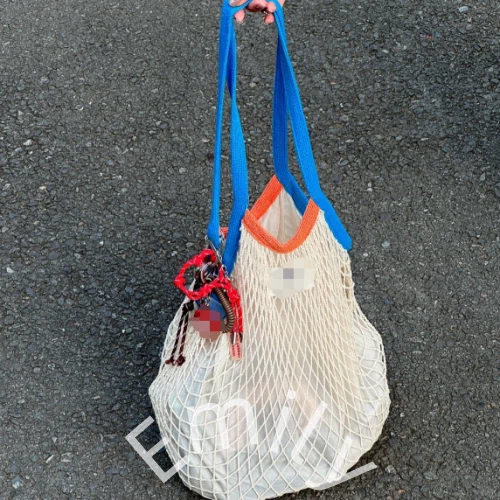 روئی کے بیگ میش شاپنگ بیگ