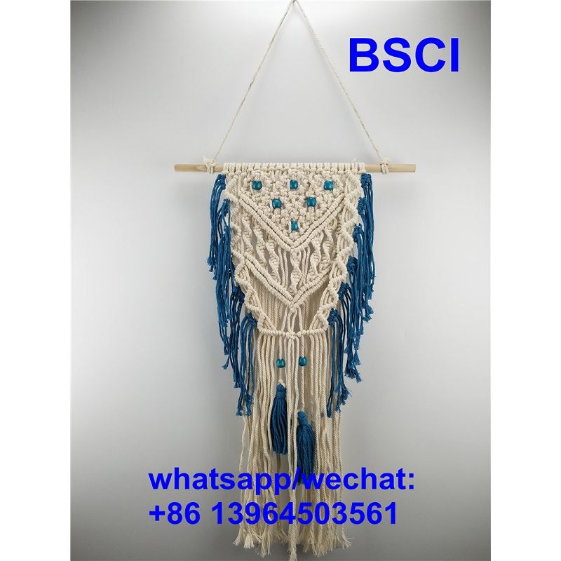 کپاس کی رسی وال ٹیپسٹری