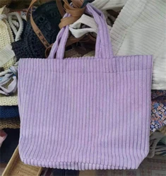 جامنی کورڈورائے خواتین کا شاپنگ بیگ