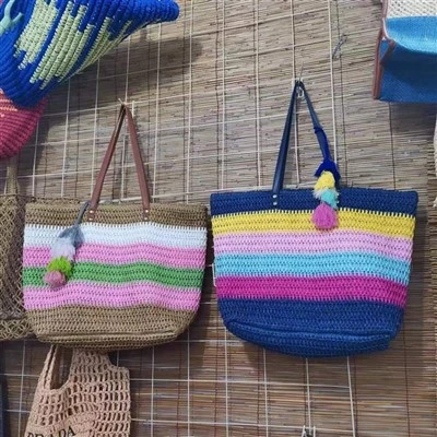 رنگین رینبو خواتین کا بڑا بیچ بیگ