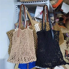 کپاس کی رسی کھوکھلی خواتین بیچ بیگ