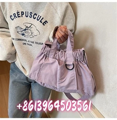 نایلان کندھے کے بیگ ڈبل ہینڈلز